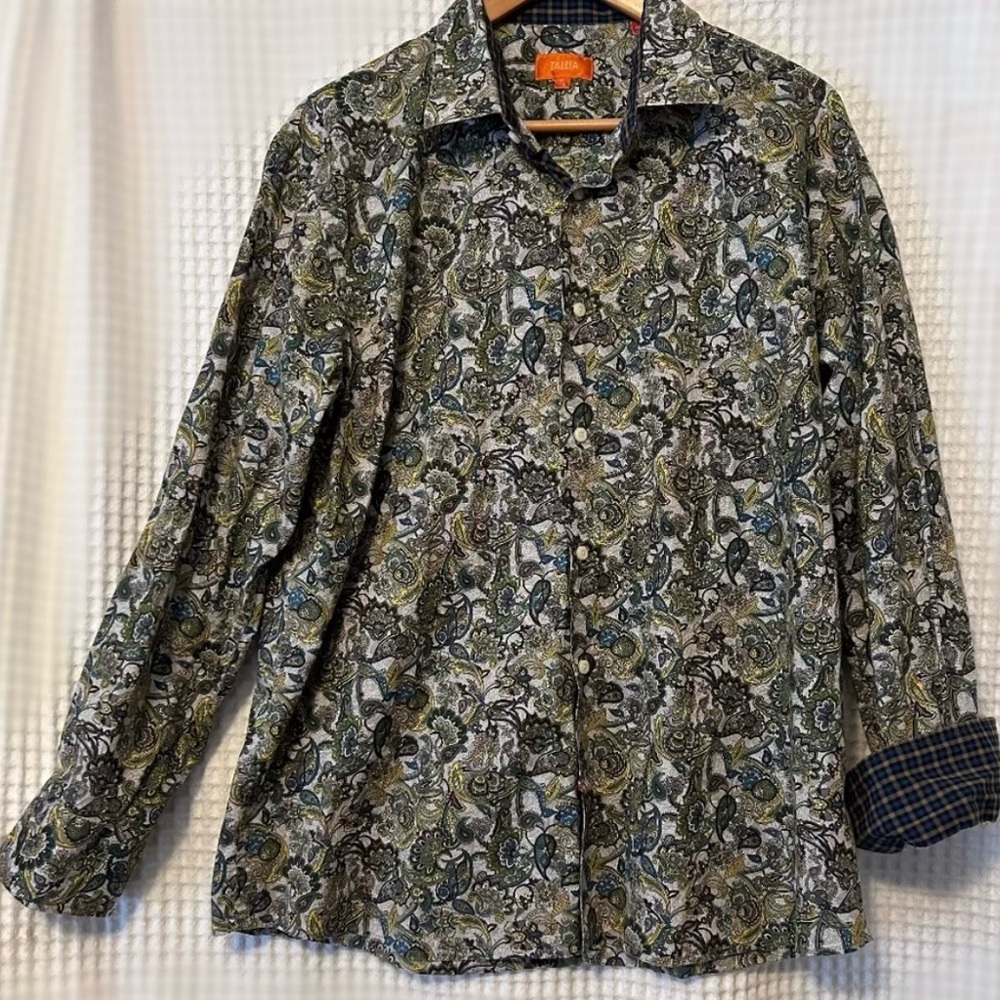 Tallia Paisley Men’s XL 17 ½ Neck